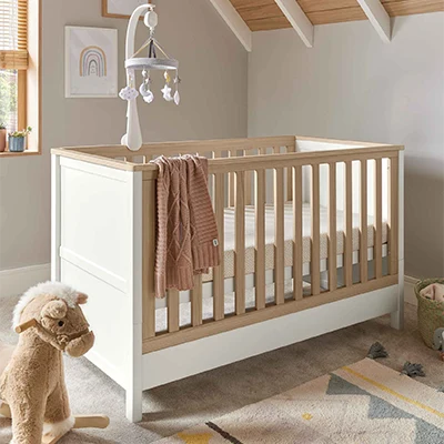 a product image of mamas and papas harwell cot bed