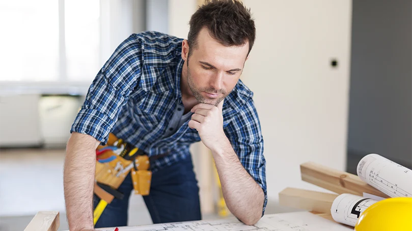 An image of a young man feeling focused on work after a coffee nap.