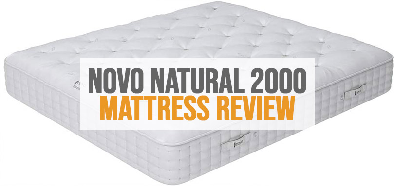 Featured image of novo natural 2000 pocket orthopedic mattress review.