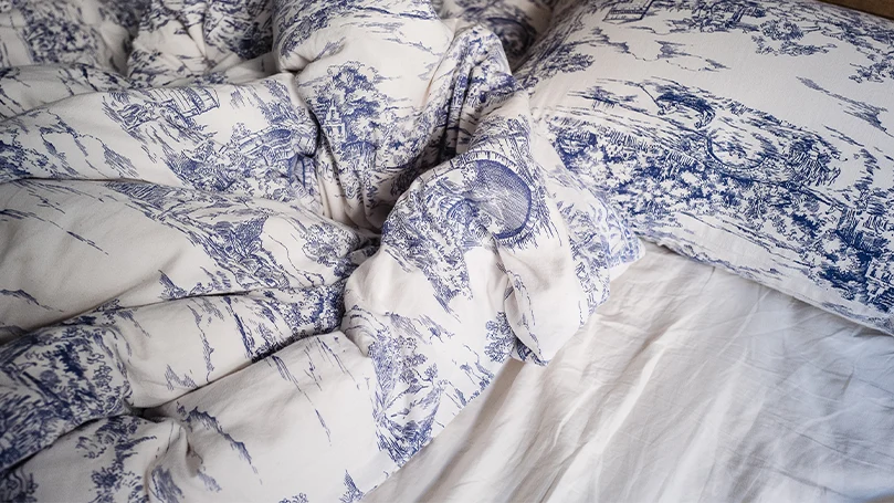 An image of a duvet insert inside of a duvet cover