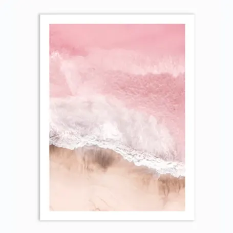 Pink Sea Art Print