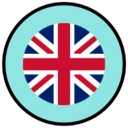 An icon depicting the UK's flag, illustrating a product that is made 